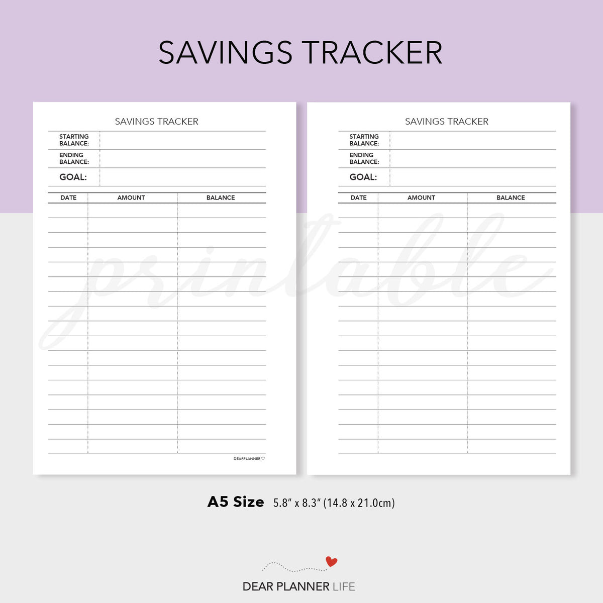 Discount Codes Tracker Printable Coupon Code Tracker Shop Discount Savings  Printable PDF A4 A5 Letter Half Letter (Download Now) 