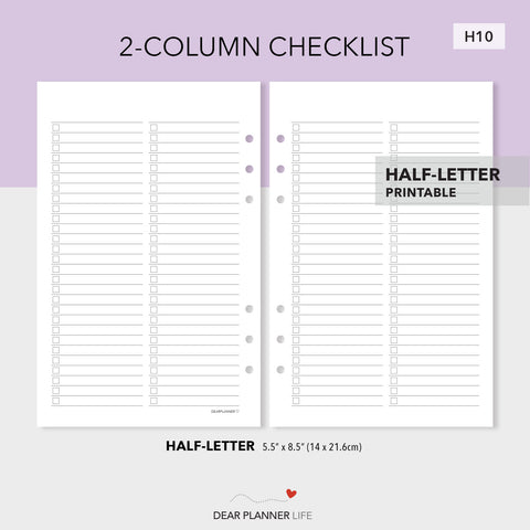 Demi Size, Half Letter Planners, Half Letter Notebooks