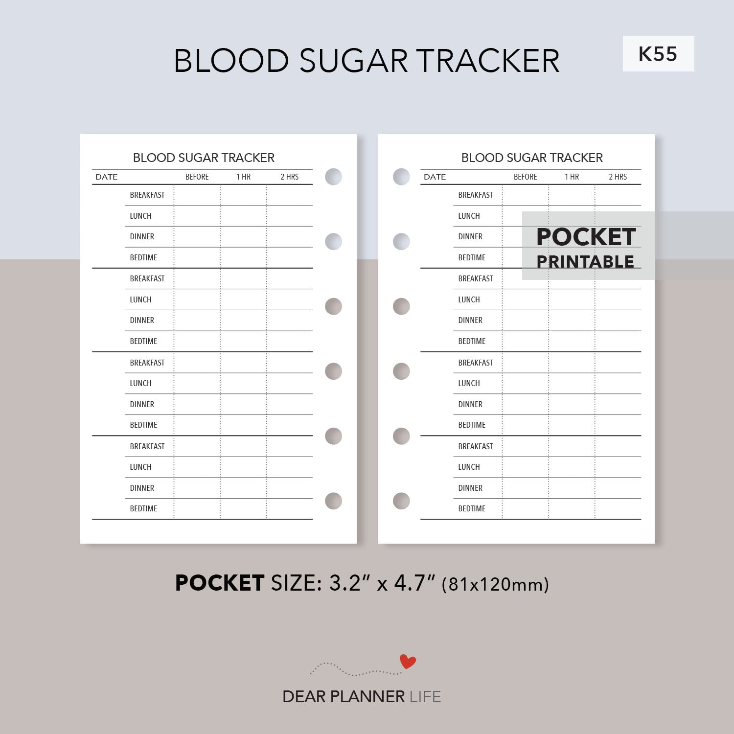 blood-sugar-tracker-pocket-size-printable-pdf-k-55-dearplannerlife