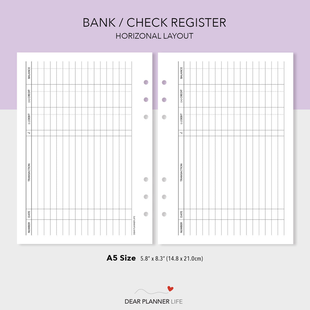 Checks And Balances Chart Blank